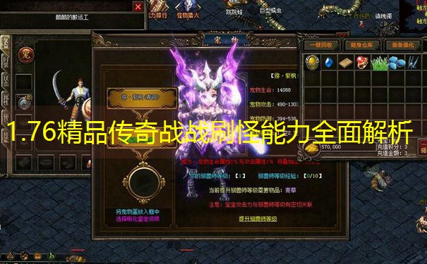 1.76精品传奇战战刷怪能力全面解析