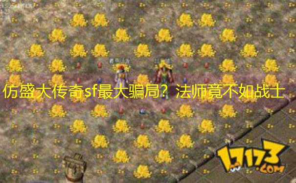 仿盛大传奇sf最大骗局？法师竟不如战士