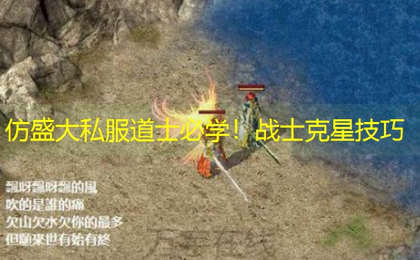 仿盛大私服道士必学！战士克星技巧