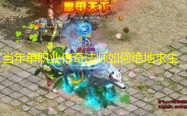 当年单职业传奇法师如何绝地求生