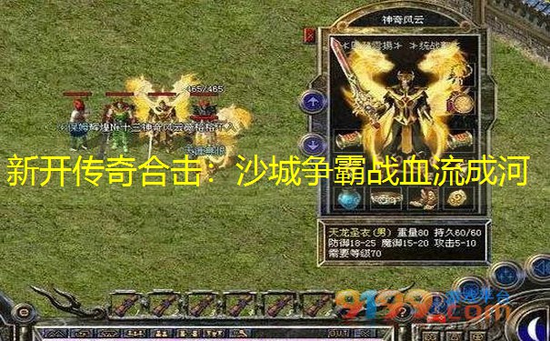 新开传奇合击：沙城争霸战血流成河