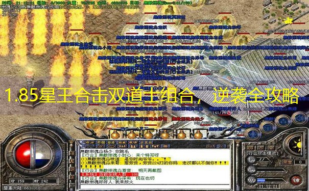 1.85星王合击双道士组合，逆袭全攻略