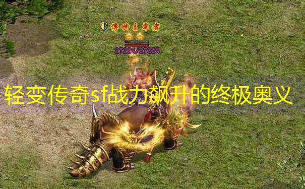 轻变传奇sf战力飙升的终极奥义