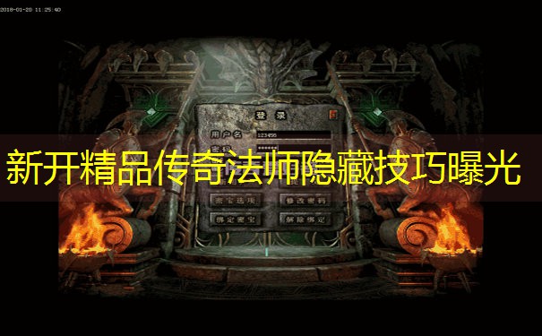 新开精品传奇法师隐藏技巧曝光