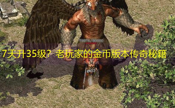 7天升35级？老玩家的金币版本传奇秘籍