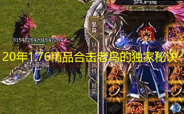 20年1.76精品合击老鸟的独家秘诀
