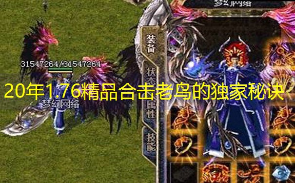 20年1.76精品合击老鸟的独家秘诀