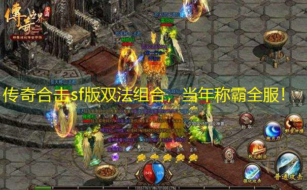 传奇合击sf版双法组合，当年称霸全服！