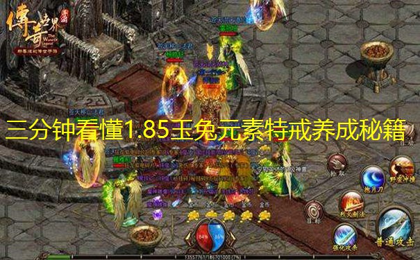三分钟看懂1.85玉兔元素特戒养成秘籍