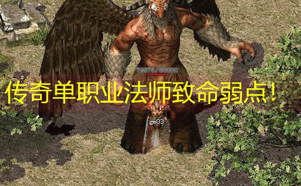 传奇单职业法师致命弱点！
