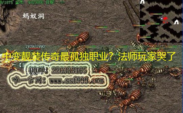 中变靓装传奇最孤独职业？法师玩家哭了