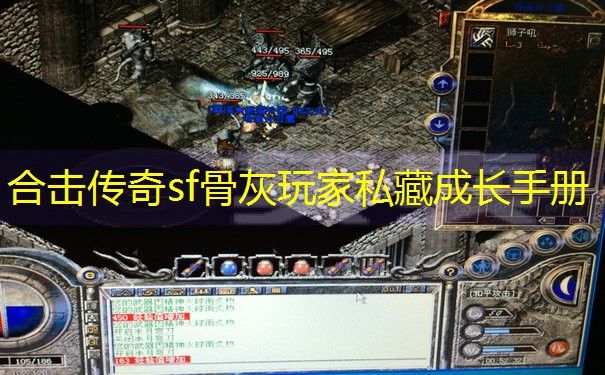 合击传奇sf骨灰玩家私藏成长手册