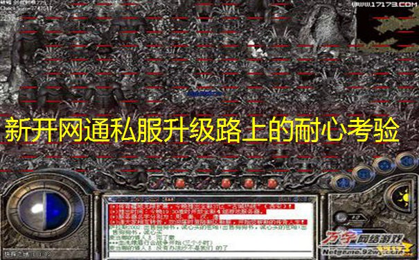 新开网通私服升级路上的耐心考验