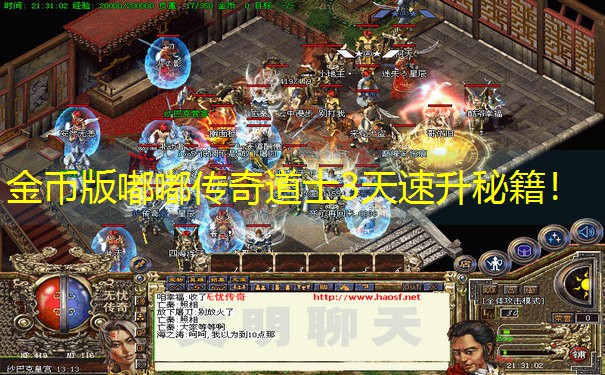 金币版嘟嘟传奇道士3天速升秘籍！