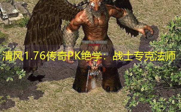 清风1.76传奇PK绝学：战士专克法师