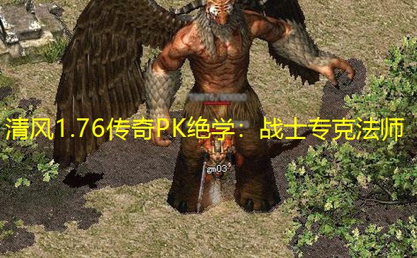 清风1.76传奇PK绝学：战士专克法师
