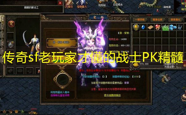 传奇sf老玩家才懂的战士PK精髓