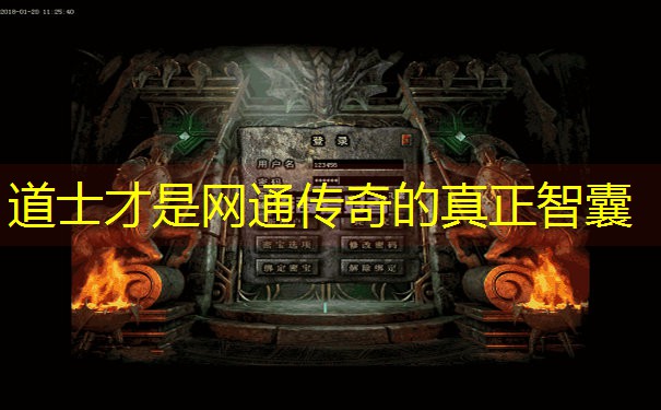 道士才是网通传奇的真正智囊