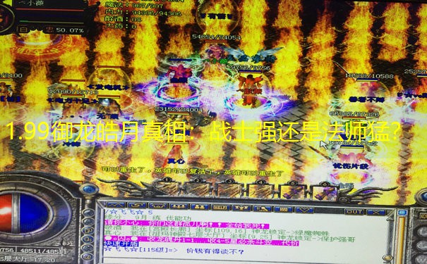 1.99御龙皓月真相：战士强还是法师猛？