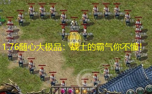 1.76随心大极品：战士的霸气你不懂！