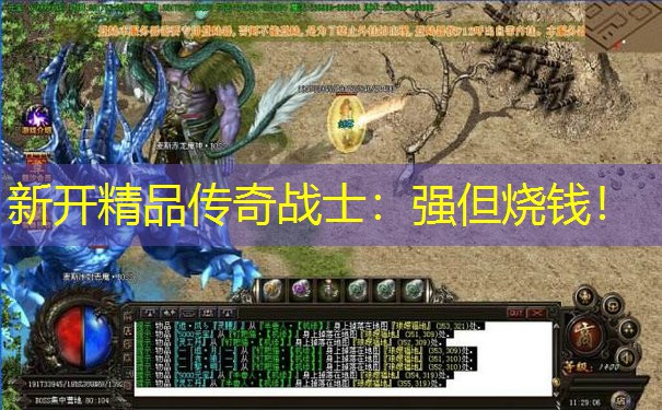 新开精品传奇战士：强但烧钱！