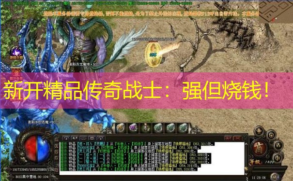 新开精品传奇战士：强但烧钱！